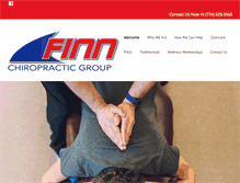 Tablet Screenshot of finnchiro.com